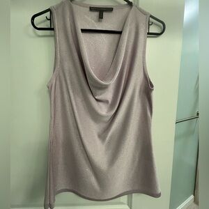 Lavender sleeveless top with sparkles